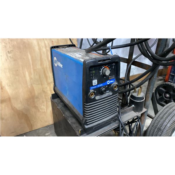 MILLER MAXSTAR 150 STH PORTABLE TIG/STICK WELDER ON MOBILE DOLLY