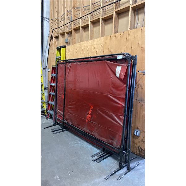 GROUP OF 7 ASSORTED SIZED WELDING SCREENS