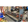 Image 2 : 4 WHEEL 6'L PLATFORM WORK DOLLY WITH APPROX 16 ASSORTED SIZE BAR CLAMPS