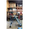 Image 2 : BLUE MOBILE WAREHOUSE STAIRS APPROX 8' TO STANDING PLATFORM