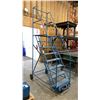 Image 3 : BLUE MOBILE WAREHOUSE STAIRS APPROX 8' TO STANDING PLATFORM