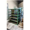 Image 1 : GROUP OF 3 ASSORTED WELDED METAL SHOP STORAGE SHELVES