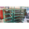 Image 2 : GROUP OF 3 ASSORTED WELDED METAL SHOP STORAGE SHELVES