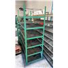 Image 4 : GROUP OF 3 ASSORTED WELDED METAL SHOP STORAGE SHELVES