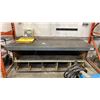 Image 1 : METAL 3 TIER STORAGE SHOP TABLE APPROX 96"L X 40"D X 36"H
