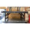 Image 2 : 1/2" THICK TOP METAL SHOP TABLE APPROX 96"L X 48.5"D X 38"H