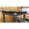 Image 3 : 1/2" THICK TOP 4' SQUARE METAL SHOP TABLE APPROX 35"H
