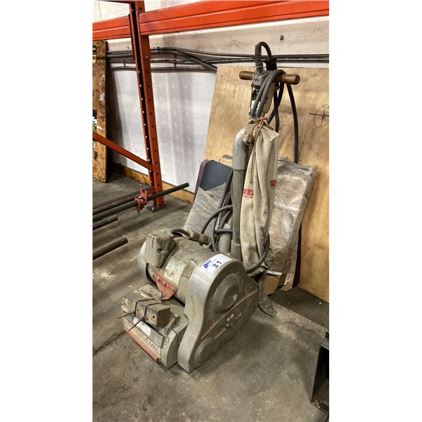 SILVER LINE SL-8 HEAVY DUTY DRUM FLOOR SANDER WITH EXTRA SANDPAPER