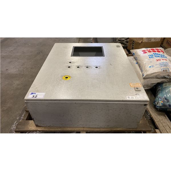 INDUSTRIAL POWER PANEL HOUSING APPROX 35" X 30"