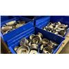 Image 4 : PALLET OF ASSORTED WATER LINE METAL FITTINGS, VALVES, SHUT OFFS & MORE
