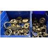 Image 5 : PALLET OF ASSORTED WATER LINE METAL FITTINGS, VALVES, SHUT OFFS & MORE