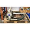 Image 1 : HUSKY 1590 INDUSTRIAL AIR OPERATED DOUBLE DIAPHRAGM PUMP WITH HOSE