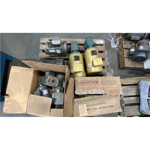 PALLET OF ASSORTED INDUSTRIAL ELECTRIC MOTORS