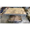 Image 2 : 2 GREY METAL 2 TIER SHOP CARTS