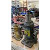 Image 2 : PALLET OF ASSORTED LIFTING CHAINS, CABLE HOISTS, PLATE GRABBER, 4 BOTTLE JACKS, AUTOBODY PORT A