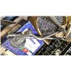 Image 4 : PALLET OF ASSORTED COIL NAILS, FASTENERS, PIPE BENDERS & STRAP BANDING TOOLS