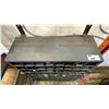 Image 2 : GREY METAL 72 SECTION PARTS STORAGE SHELF APPROX 34"W X 12"D X 42"H *HARDWARE CONTENTS INCLUDED*