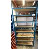 Image 4 : 2 BLUE METAL ADJUSTABLE STORAGE SHELVES APPROX 39"W X 13"D X 84"H EACH