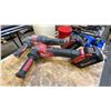 Image 2 : 2 CORDLESS MILWAUKEE GRINDERS, 2 BATTERIES & 1 CHARGER