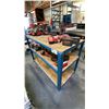 Image 1 : METAL WOOD TOP 3 TIER STORAGE SHELF APPROX 49"L X 24"D X 34"H