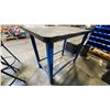 Image 5 : 1.5" THICK TOP METAL SHOP TABLE APPROX 40"L X 24"D X 34"H