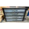 Image 6 : SMALL BLACK 4 DRAWER TOOL CHEST WITH ASSORTED CONTENTS- GREASE NIPPLES, SET SCREWS, COTTER PINS &
