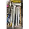 Image 2 : PALLET OF ASSORTED HYDRAULIC CYLINDERS, SOLENOID VALVES, FLOW METERS, GAUGES & MORE