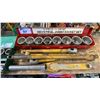 Image 3 : 2 INDUSTRIAL JUMBO SOCKET SETS WITH 1" RATCHET & EXTENSION