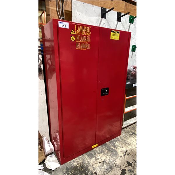 ULINE H-1564M-R FLAMMABLE LIQUID STORAGE CABINET