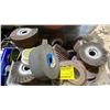 Image 2 : PALLET OF ASSORTED WIRE WHEELS, ABRASIVE GRINDING DISCS, SAW BLADES & MORE