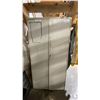Image 1 : GREY 2 DOOR METAL SUPPLY CABINET WITH ASSORTED PPE CONTENTS- MASKS, FILTERS, SAFETY GLASSES, GLOVES
