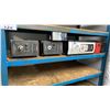 Image 1 : SHELF OF ASSORTED 3 PHASE DRIVES & ASSORTED PANEL WIRE CABLE DUCTS