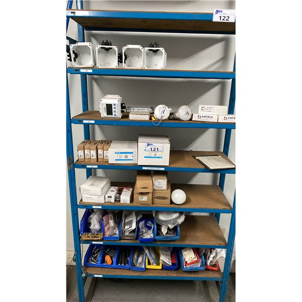 LARGE GROUP OF ASSORTED AUTOMATION SENSORS *SHELF NOT INCLUDED*