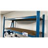 Image 3 : BLUE WELDED METAL 8 TIER STORAGE SHELVING UNIT APPROX 39"W X 13"D X 84"H *CONTENTS NOT INCLUDED*