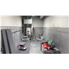 Image 3 : 20' SELF CONTAINED C-CAN SANDBLASTING BUILDING WITH STEEL GRATE CATWALK, STAIRCASE, MANDOOR,