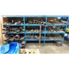 Image 1 : 4 TIER SHELVING UNIT WITH ASSORTED METAL/STAINLESS STOCK MATERIAL- ROUND BAR, SOLID ROUND, SQUARE