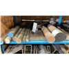 Image 8 : 4 TIER SHELVING UNIT WITH ASSORTED METAL/STAINLESS STOCK MATERIAL- ROUND BAR, SOLID ROUND, SQUARE