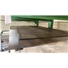 Image 10 : GREEN METAL CANTILEVER STORAGE RACK WITH PARTIAL PALLETS OF SHEET METAL- MILO STEEL/ STAINLESS