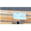 Image 15 : GREEN METAL CANTILEVER STORAGE RACK WITH PARTIAL PALLETS OF SHEET METAL- MILO STEEL/ STAINLESS