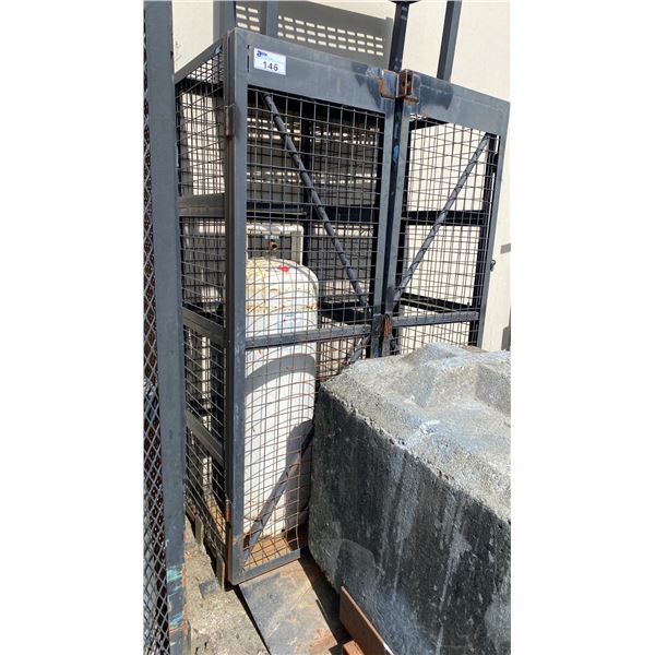 METAL STORAGE CAGE *CONTENTS NOT INCLUDED*