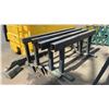 Image 2 : GROUP OF 4 INDUSTRIAL METAL SAWHORSES APPROX 76"L