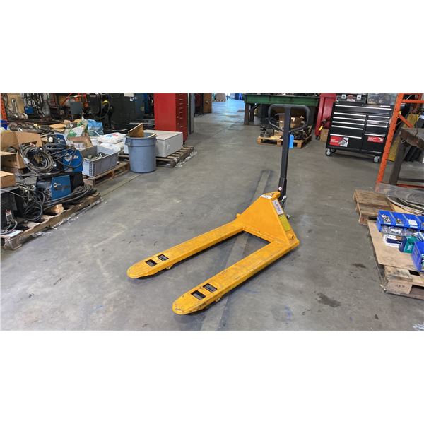 YELLOW 2500KG CAPACITY PALLET JACK *LAST DAY PICKUP*