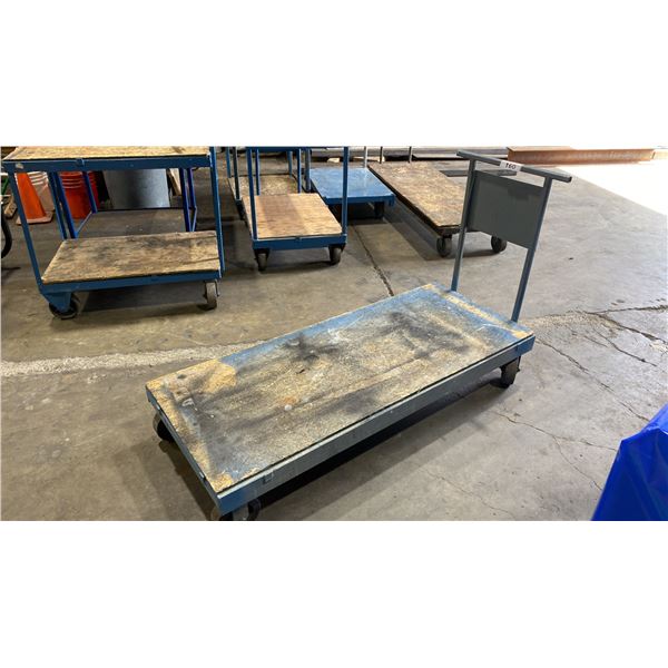 METAL WOOD TOP 60.5"L PLATFORM CART