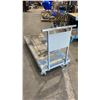 Image 3 : METAL WOOD TOP 60.5"L PLATFORM CART