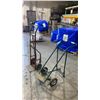 Image 1 : GREEN HEAVY DUTY TANK DOLLY & SOLID TIRE HAND TRUCK