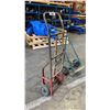 Image 2 : GREEN HEAVY DUTY TANK DOLLY & SOLID TIRE HAND TRUCK