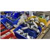 Image 3 : PALLET OF ASSORTED PIPE CLAMPS, PIPE FITTINGS & HARDWARE