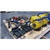 Image 3 : PALLET OF ASSORTED CLAMPS, STANLEY HEATERS, DRILL PRESS VISES, HAND TOOLS, APPLICATOR GUNS & MORE