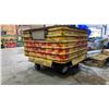 Image 2 : 2 SCRAP METAL BINS- 1 MOBILE & 1 WITH FORKLIFT SLOTS *CONTENTS NOT INCLUDED*