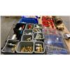 Image 2 : PALLET OF ASSORTED BRASS FITTINGS, SHUT OFFS & CRIMPER TOOLS